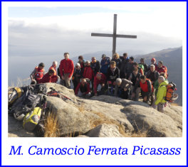 monte camoscio ferrata picasass12nov17