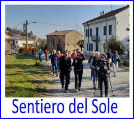 Sentiero del Sole   Volpedo  panchina Gigante a